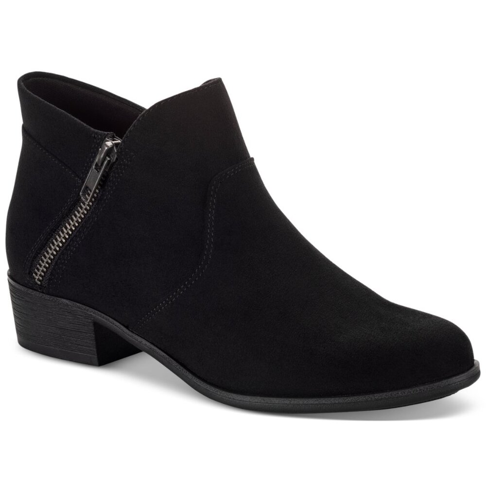 Adelinee Womens Zipper Ankle Boots